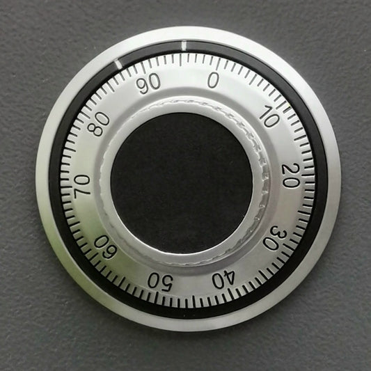 Mechanisches Zahlenschloß: Zahlenknopf