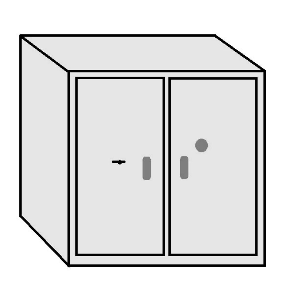 begehbarer Waffenraum Konzeptskizze