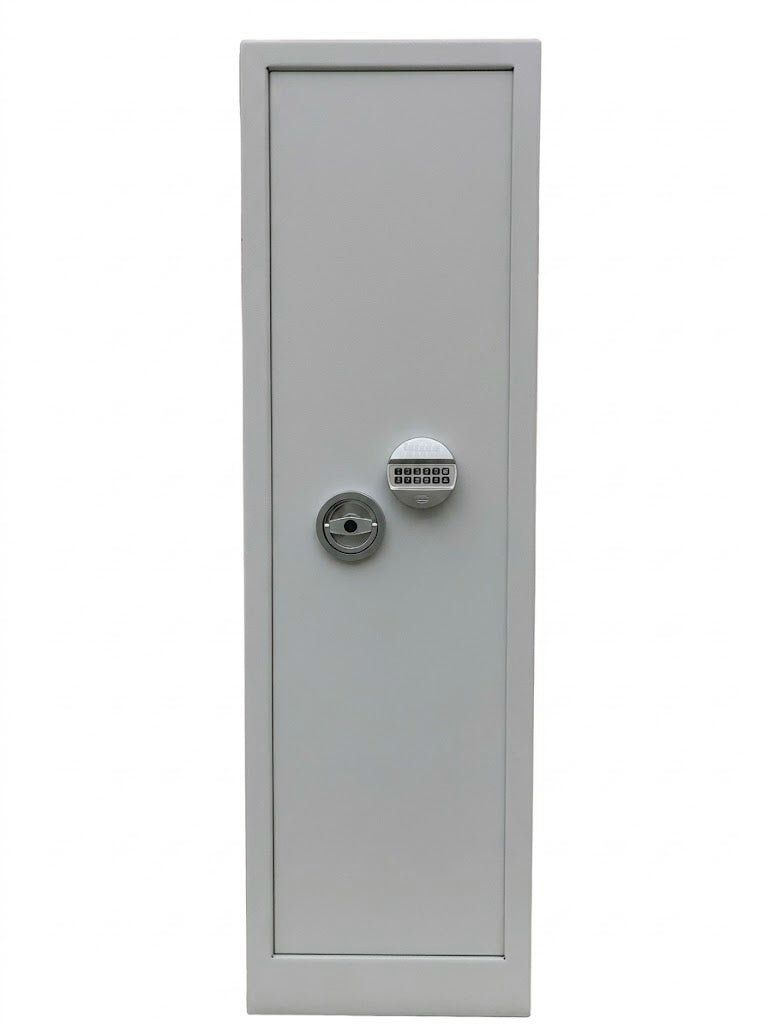 Waffenschrank Klasse 1 (1300x390x330) 2LW+Regal Elektronik HUNTER HERMELIN